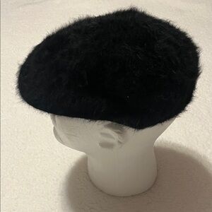 Kangol Black Furry Hat